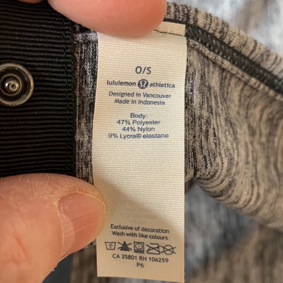 Lululemon Vinyasa Scarf (Braid) Space Dye Camo Seal Grey Deep Coal New - Picture 10 of 10